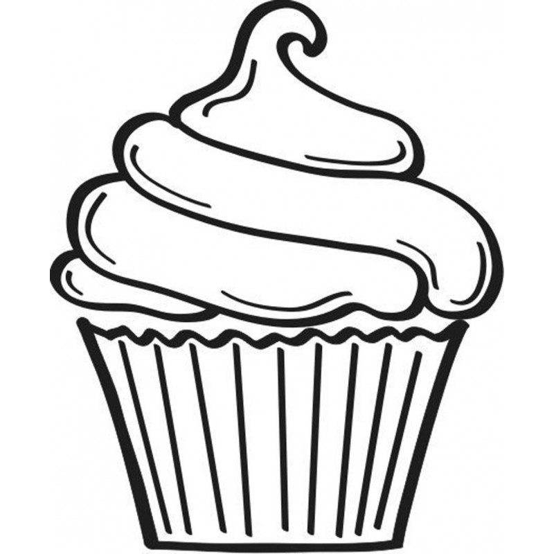 800x800 Cupcake Drawing Copy For Free Download