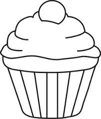 203x240 Cupcake Line Drawing