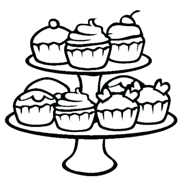 700x713 Cupcake Template To Inspirational Coloring Book Free Printable Box