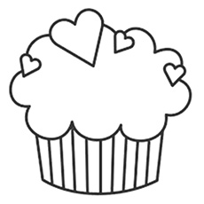 230x230 Cupcake Template