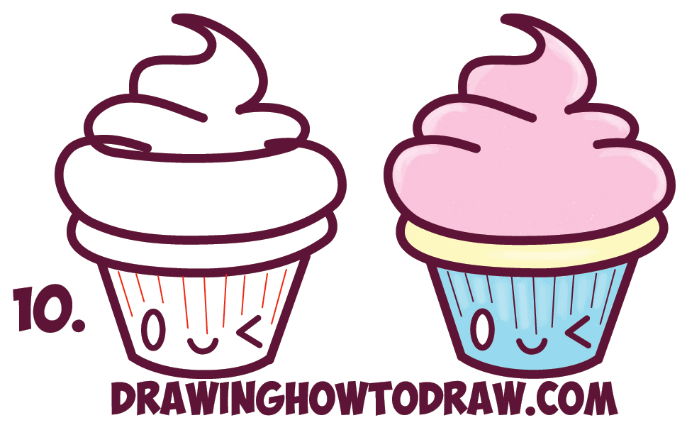 969x606 Cupcake Drawing Drawing Group