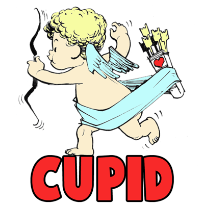 400x400 How To Draw Baby Cupid With Love Arrows For Valentines Day