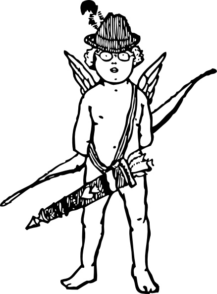 438x593 Tyrol Cupid Clip Art Free Vector In Open Office Drawing