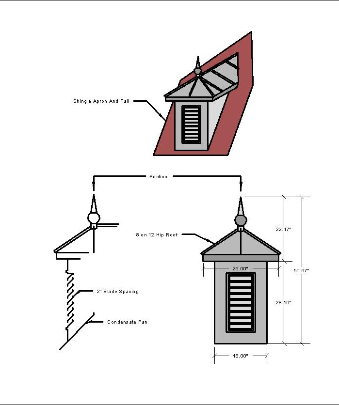 699x836 custom sheet metal and copper product drawings and design blueprints