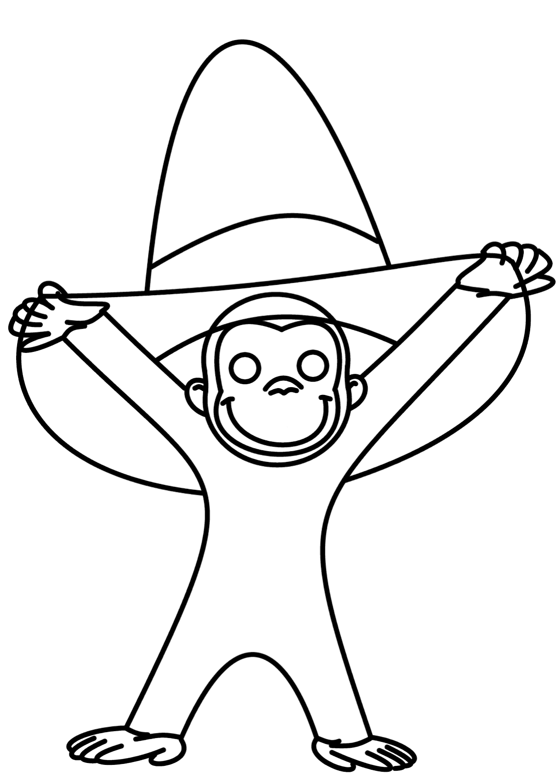 1142x1600 How To Draw Cartoons Curious George