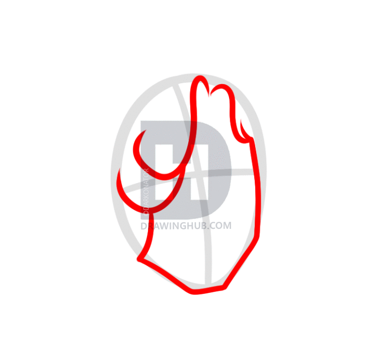 749x720 How To Draw Curly Hair, Step