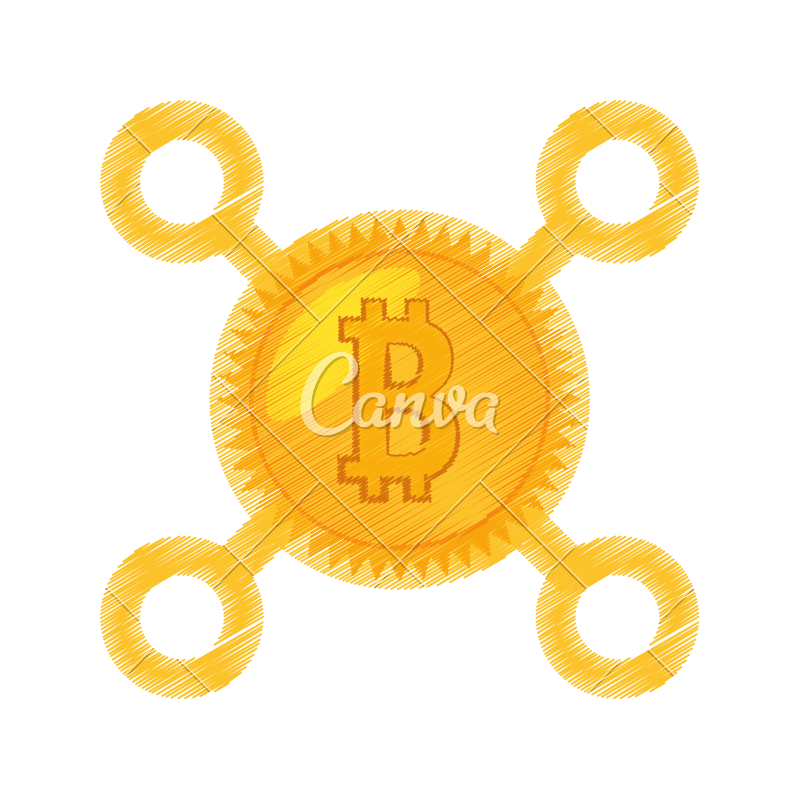 800x800 drawing bitcoin currency icon