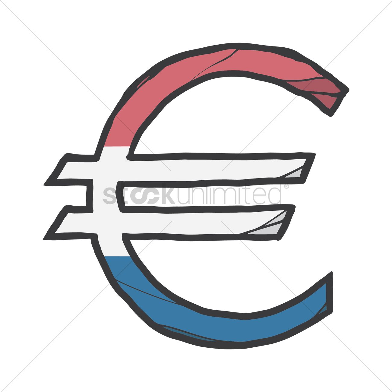 1300x1300 Euro Currency Symbol Vector Image