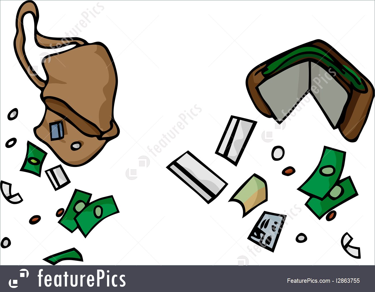 1300x1011 Illustration Of Falling Money