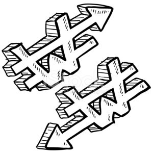 300x300 korean won currency value sketch premium clipart