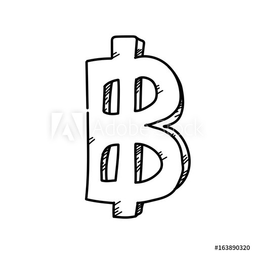 500x500 Bath Currency For Exchanging Freehand Drawing Illustration