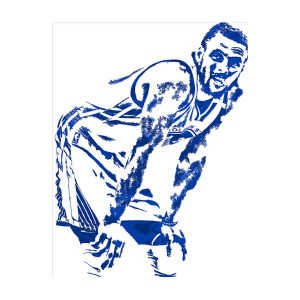 300x300 stephen curry golden state warriors pixel art mixed media