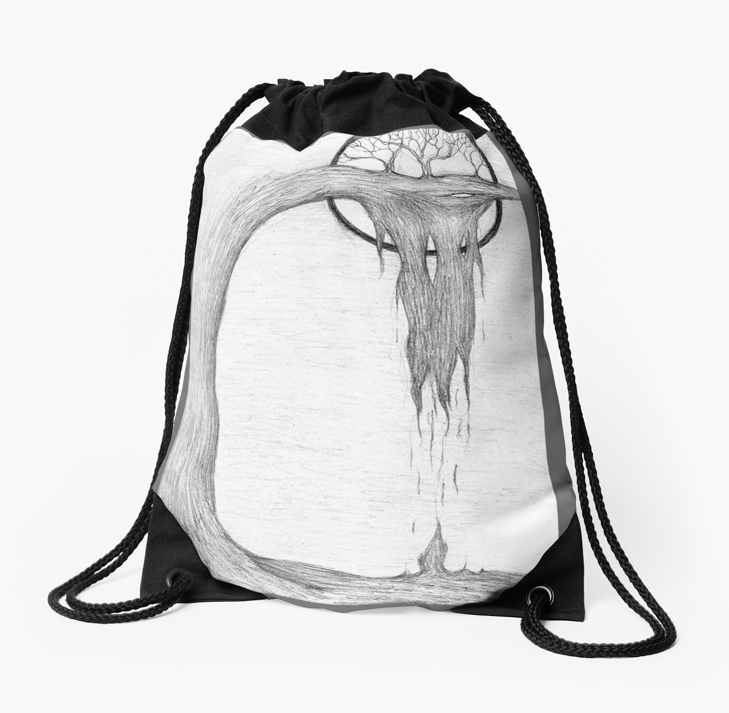 1435x1404 Tsuita Basho Drawstring Bags