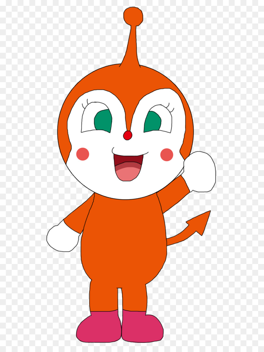 900x1200 dokin chan shokupanman curry panman clip art character