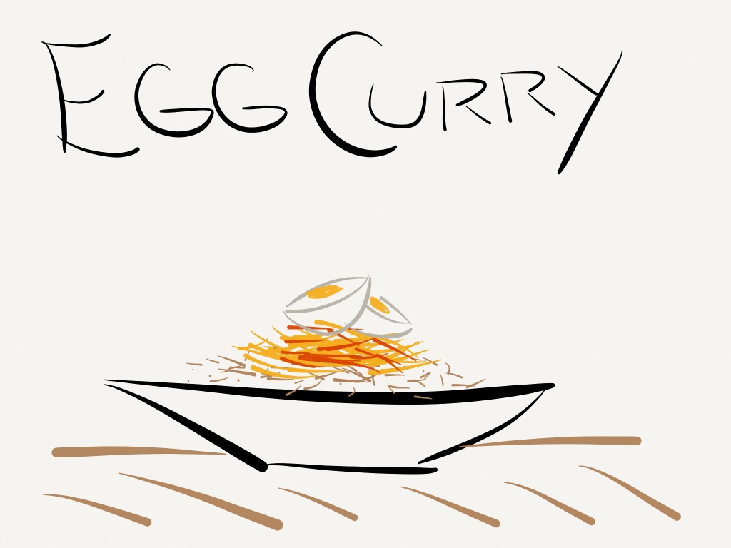 1024x768 Fried Egg Drawing