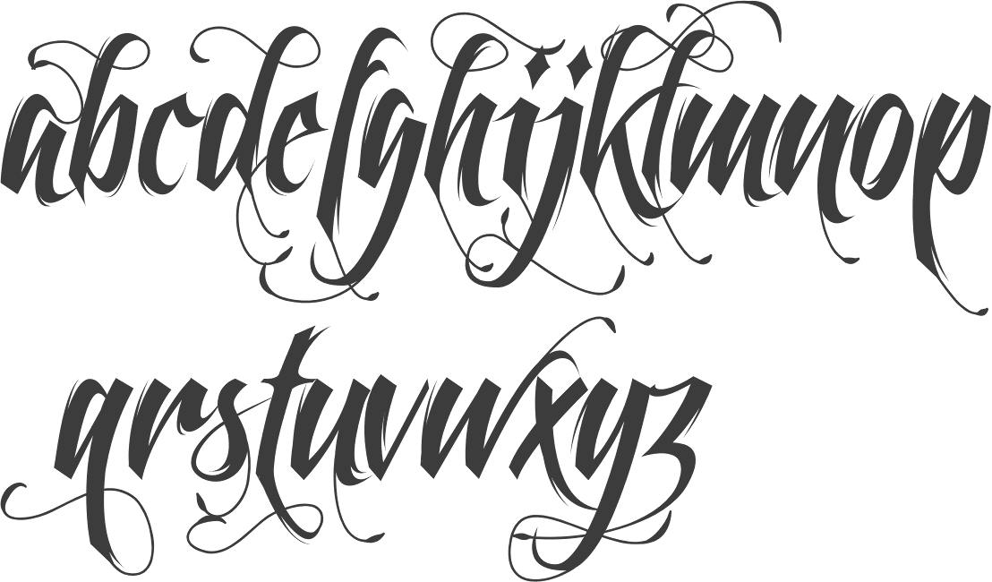 1108x650 Collection Of Free Gangster Drawing Cursive Download On Ui Ex