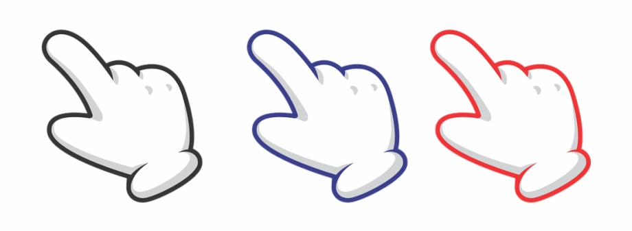 920x337 Finger Cursor Png Picture