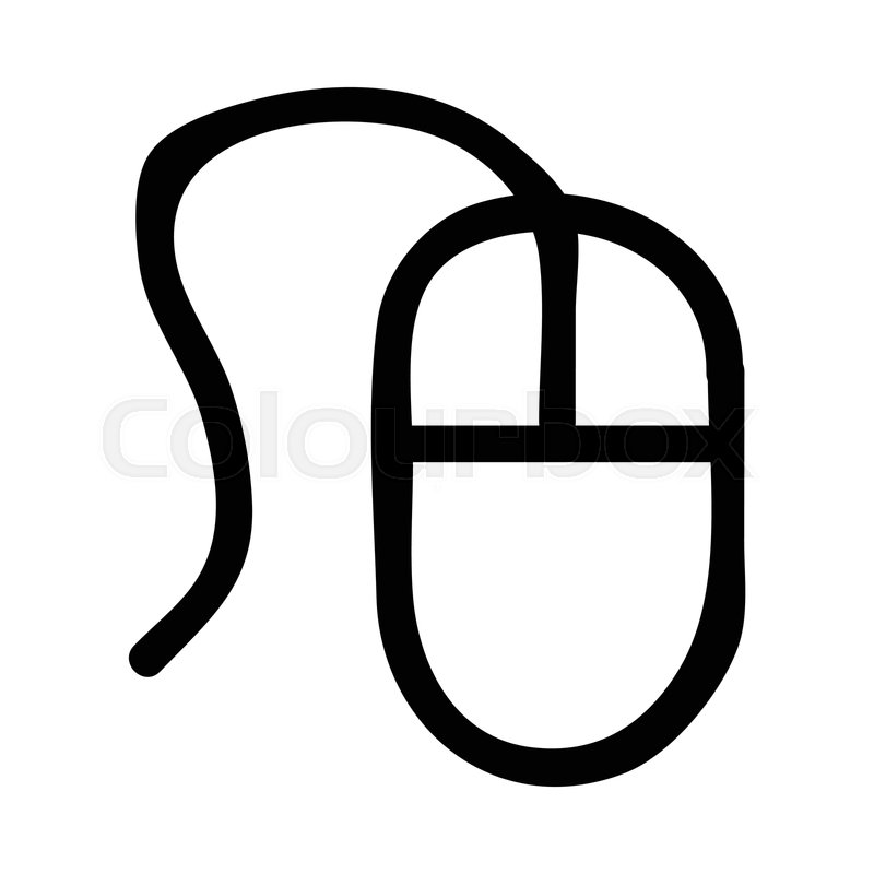 800x800 Mouse Click Cursor Stock Vector Colourbox