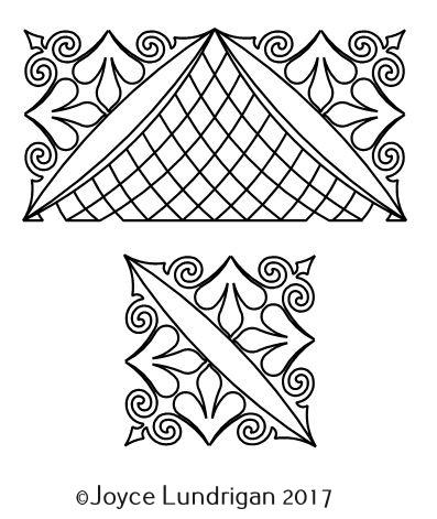 397x471 swirl feather curved hatch border and corner methodist hill