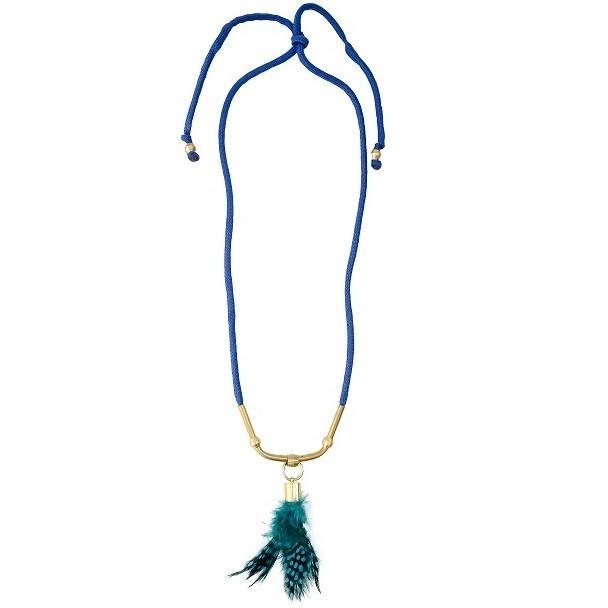 608x608 Blue Feather Necklace Ricardo Rodriguez Design Kaufmann Mercantile