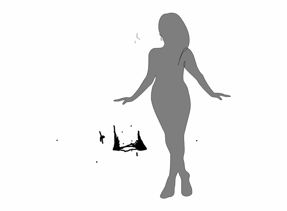 920x677 Full Body Black Woman Silhouette Png Download