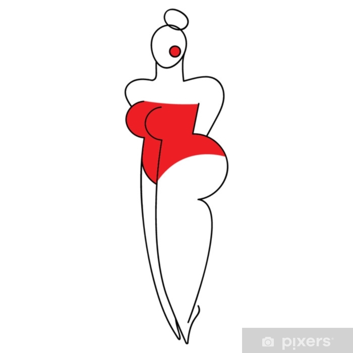 700x700 Large Curvy Woman Wall Mural We Live To Change