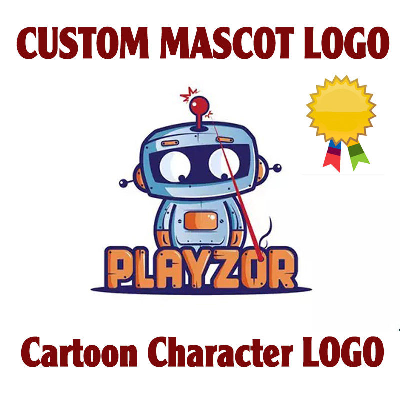 800x800 Professional Custom Logo Mascot Logo Cartoon Character Design