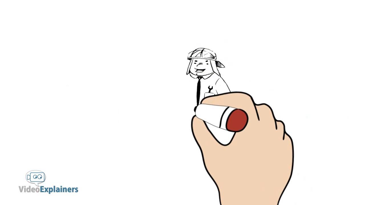 1280x720 Whiteboard Drawing Video Animation Company For Customer Valued