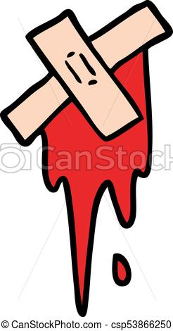 246x470 Cartoon Cut And Sticking Plaster Clipart Vector