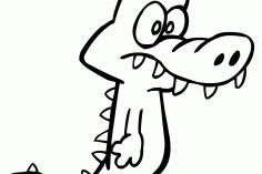 236x157 Alligator Drawing Clipart Cute Chalk Childrens Baby Step