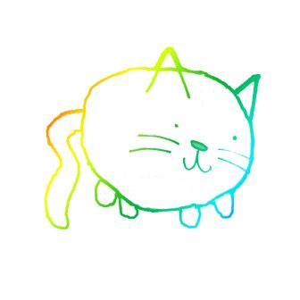 336x336 Cat Drawings Easy And Cute Anime Crazy Step Simple Dog Images