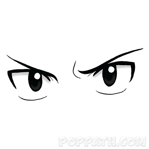 512x512 How To Draw Anime Eyes Style Pop Path