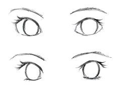 236x176 Anime Eyes With No Pupils Eyes Dibujos De Ojos, Dibujos, Cosas