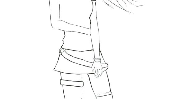 570x320 How To Draw A Easy Girl