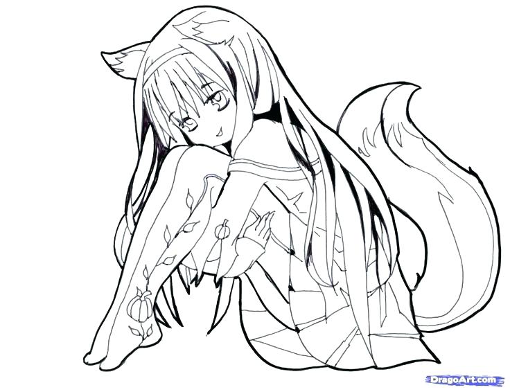 736x566 Anime Coloring Pages To Print X