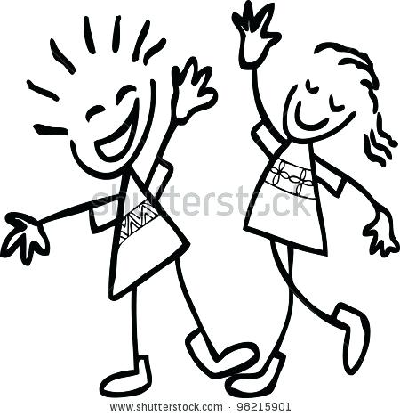 450x467 Simple Girl Drawing Gallery Friendship Drawings Easy Cute Anime