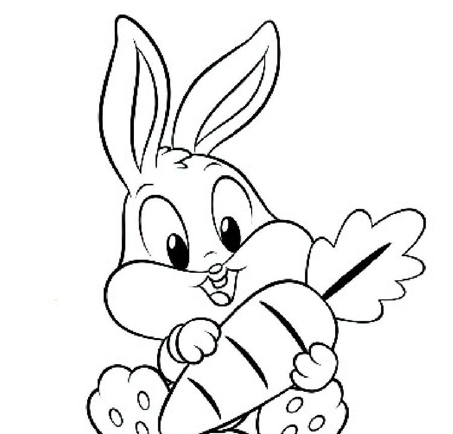 900x864 How To Draw Baby Bugs Bunny Looney Tunes Youtube Cartoon Cute