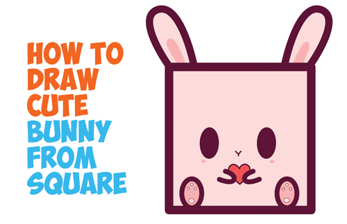 500x323 How To Draw A Cute Bunny Archives