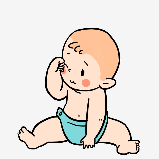 Cute Baby Drawing | Free download on ClipArtMag