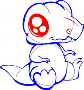 283x302 How To Draw How To Draw A Cute Dinosaur