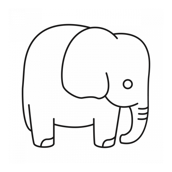 Cute Baby Elephant Drawing | Free download on ClipArtMag