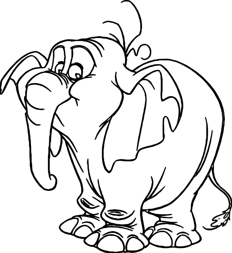 938x1024 Coloring Pages Cute Elephants Awesome Tantor Baby Elephant