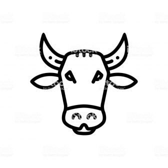 336x336 Cute Cow Face Drawing Clipart A Baby Jersey Side Ajedrezdeen