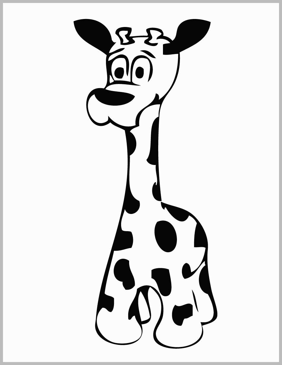 950x1230 Cute Giraffe Coloring Pages Best Of Baby Giraffe Drawings Clipart