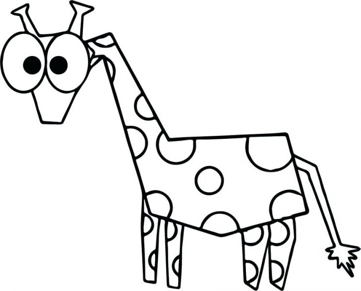 728x587 Easy Cute Baby Giraffe Drawing