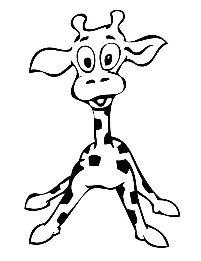 Cute Baby Giraffe Drawing | Free download on ClipArtMag