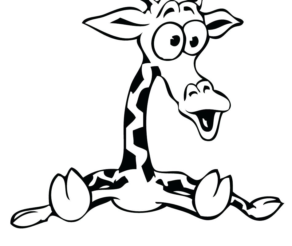 950x800 Baby Giraffe Coloring Pages Cute Little Giraffe Coloring