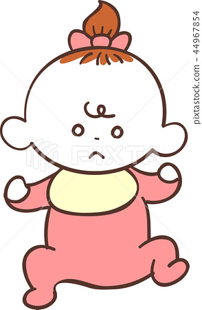 294x450 Cute Baby Girl In Red Clothes