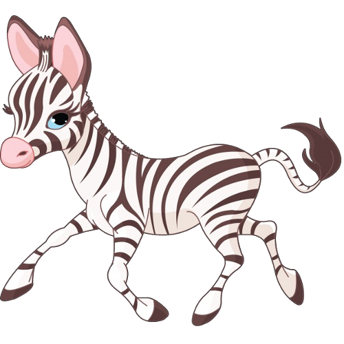 500x500 Cute Baby Zebra