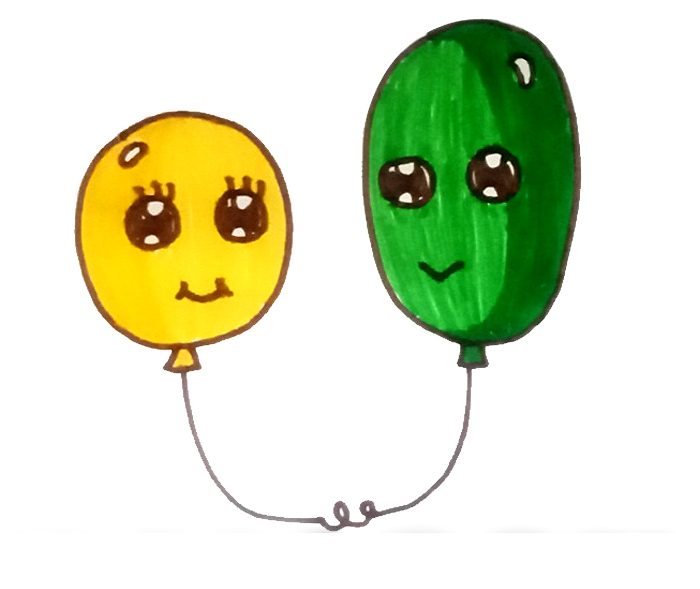 700x589 How To Draw A Cute Balloon For Kids
